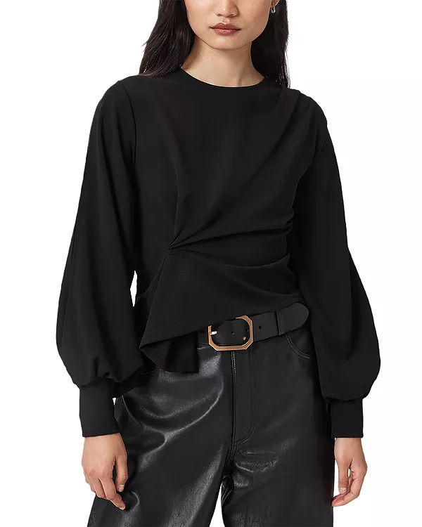 Топ Клара с закрученными нитками Allsaints, черный
Топ Клара с закрученными нитками Allsaints, черный