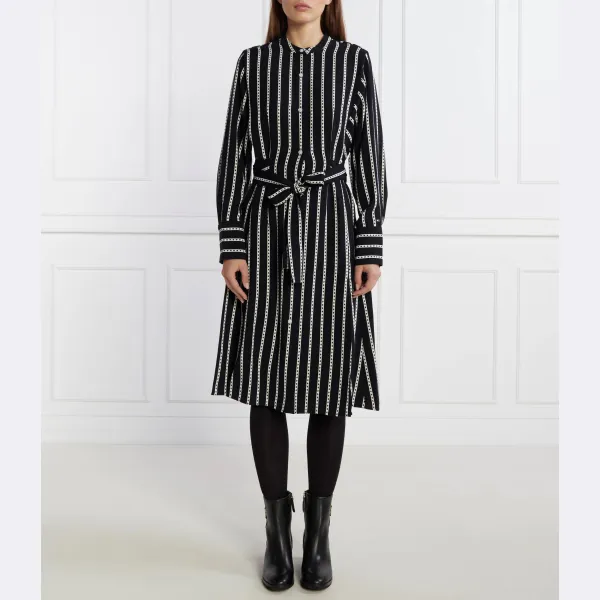 Платье в полоску с аргайлом Tommy Hilfiger, черный
Платье в полоску с аргайлом Tommy Hilfiger, черный