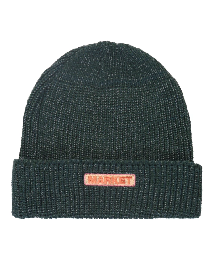 Вязаная шапка в рубчик с вышитым логотипом Market, зеленый
Вязаная шапка в рубчик с вышитым логотипом Market, зеленый