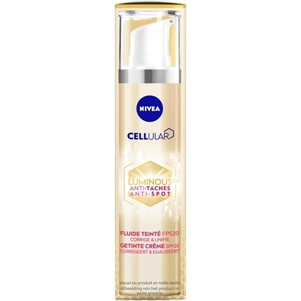 NIVEA Cellular Luminous FPS20 Тонирующая жидкость, 40 мл
NIVEA Cellular Luminous FPS20 Тонирующая жидкость, 40 мл