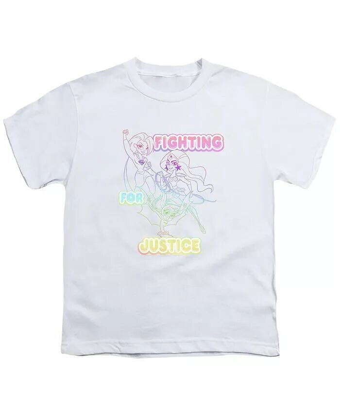 Футболка с коротким рукавом для мальчиков DC Superhero DC Comics Superhero Fighting For Justice для подростков DC Superhero Girls, белый
Футболка с коротким рукавом для мальчиков DC Superhero DC Comics Superhero Fighting For Justice для подростков DC Superhero Girls, белый