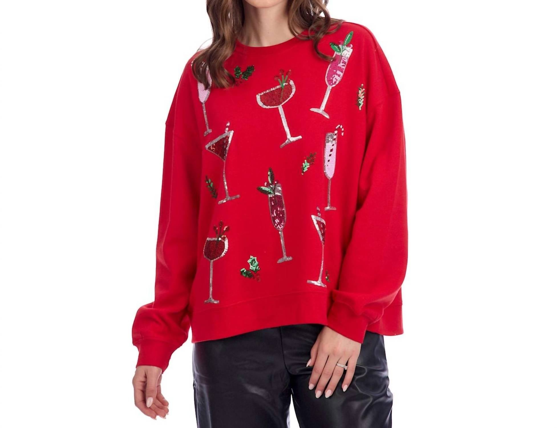 Mudpie Красная толстовка Merriment Cocktail
Mudpie Красная толстовка Merriment Cocktail