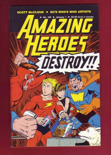 Amazing Heroes (DC's Who's Who Artists, #109, January 1, 1987) (DC Comics)
Amazing Heroes (DC's Who's Who Artists, #109, January 1, 1987) (DC Comics)