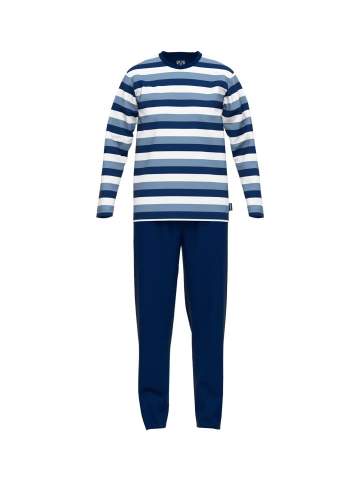 CECEBA Пижама Melbourne в сине-среднеполоску
CECEBA Пижама Melbourne в сине-среднеполоску