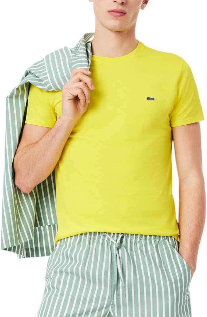 Мужская футболка Lacoste с коротким рукавом и круглым вырезом из джерси Pima, Pineapple
Мужская футболка Lacoste с коротким рукавом и круглым вырезом из джерси Pima, Pineapple