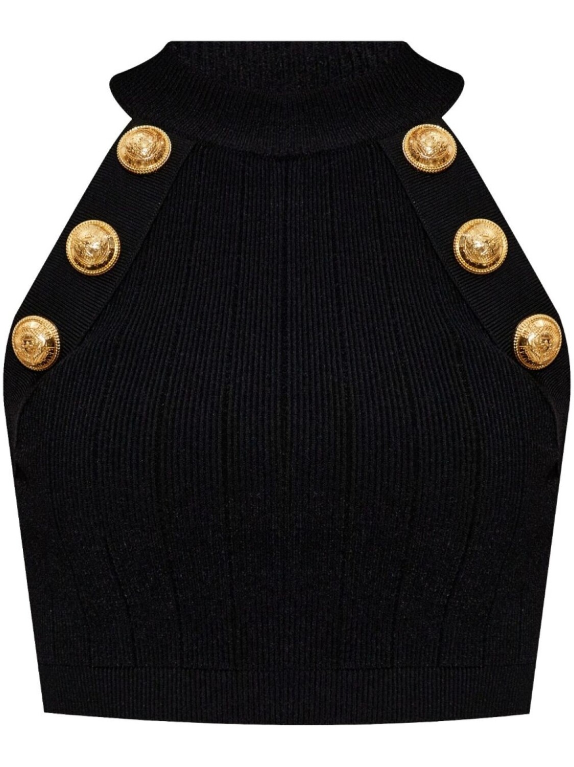 Топ Balmain с пуговицами, черный
Топ Balmain с пуговицами, черный