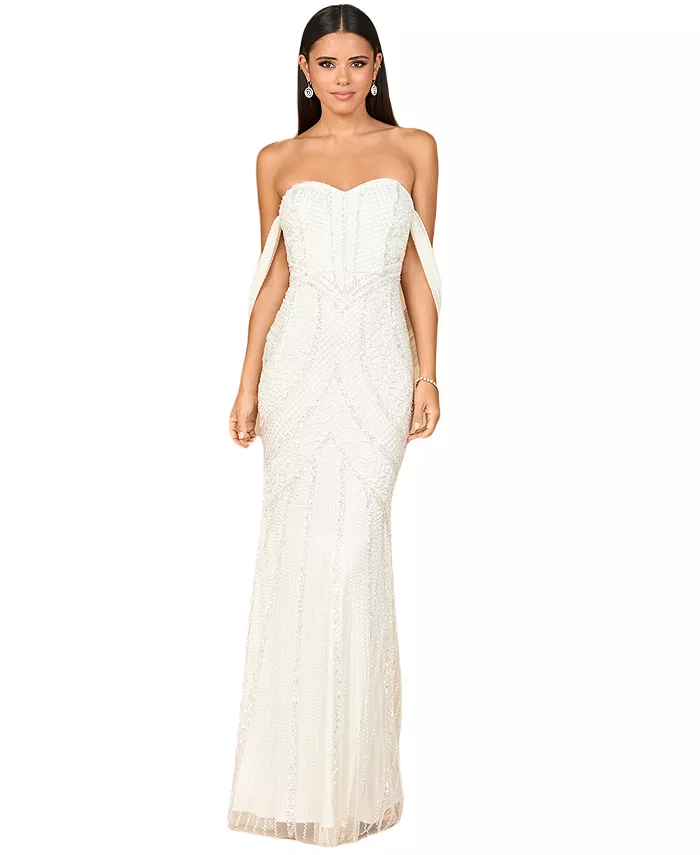 Женское платье с бисером и накидкой Lara, слоновая кость/кремовый
Женское платье с бисером и накидкой Lara, слоновая кость/кремовый