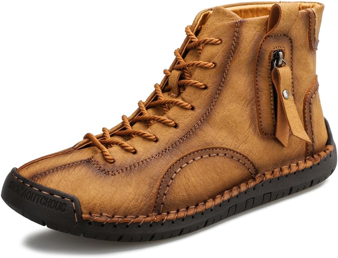 Мужские повседневные кожаные ботинки на щиколотку Чукка, черные ботинки для походов на шнуровке с меховой/кожаной подкладкой, для прогулок, работы и вождения на все сезоны Dacnakby
Мужские повседневные кожаные ботинки на щиколотку Чукка, черные ботинки для походов на шнуровке с меховой/кожаной подкладкой, для прогулок, работы и вождения на все сезоны Dacnakby