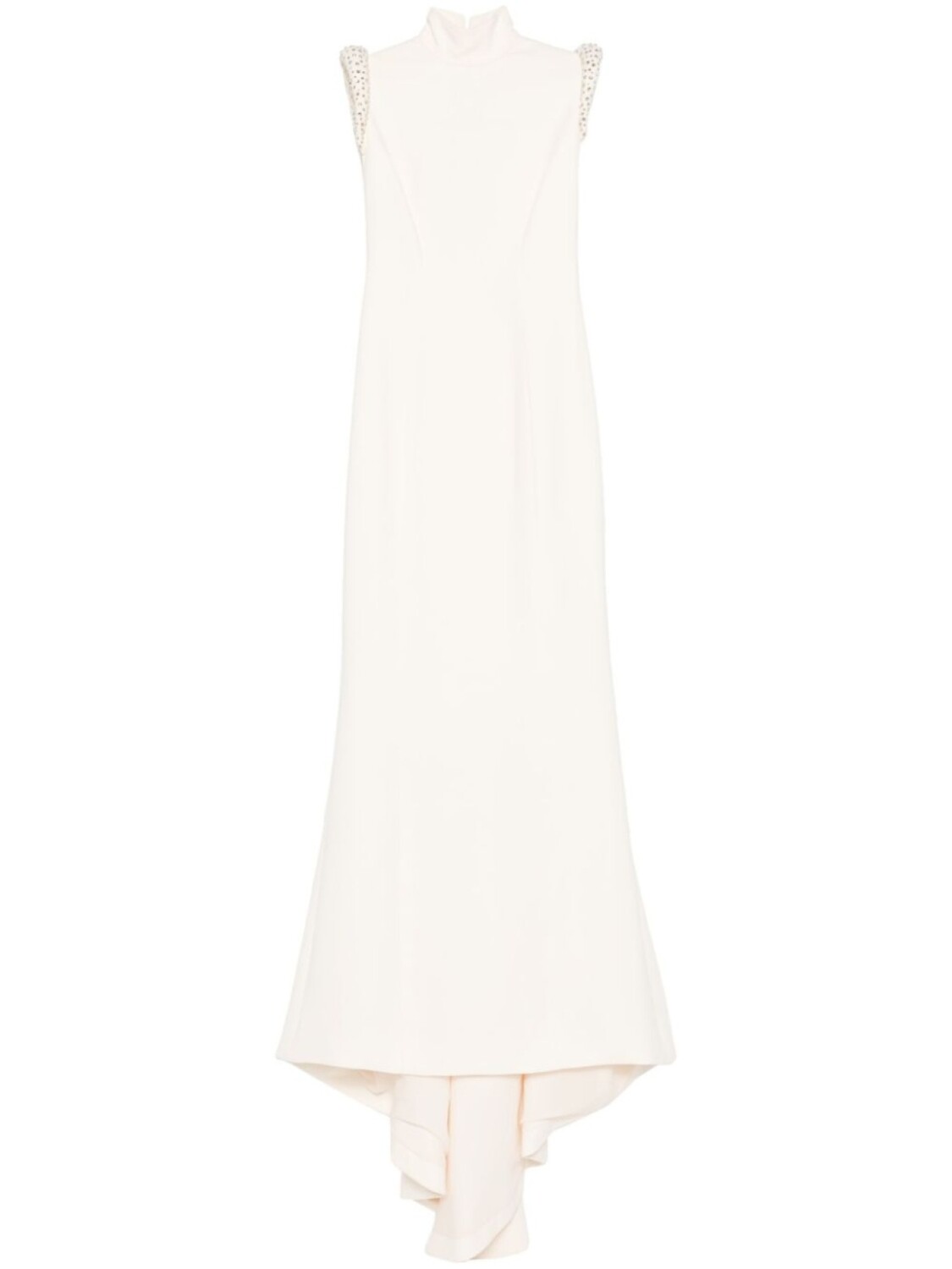JEAN-LOUIS SABAJI креповое платье с кристаллами, белый
JEAN-LOUIS SABAJI креповое платье с кристаллами, белый