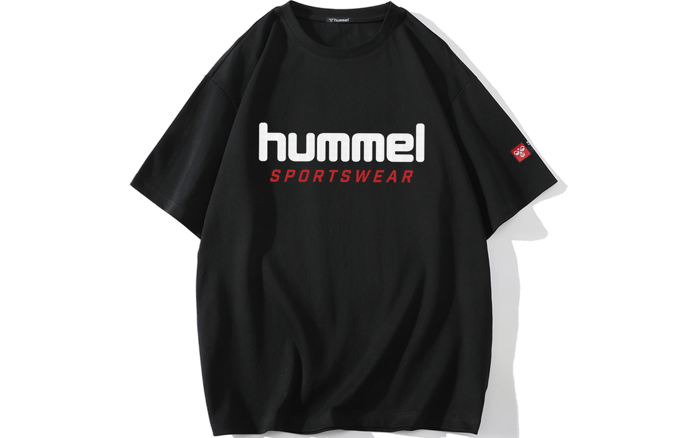 Футболка унисекс Hummel, белая 
Футболка унисекс Hummel, белая