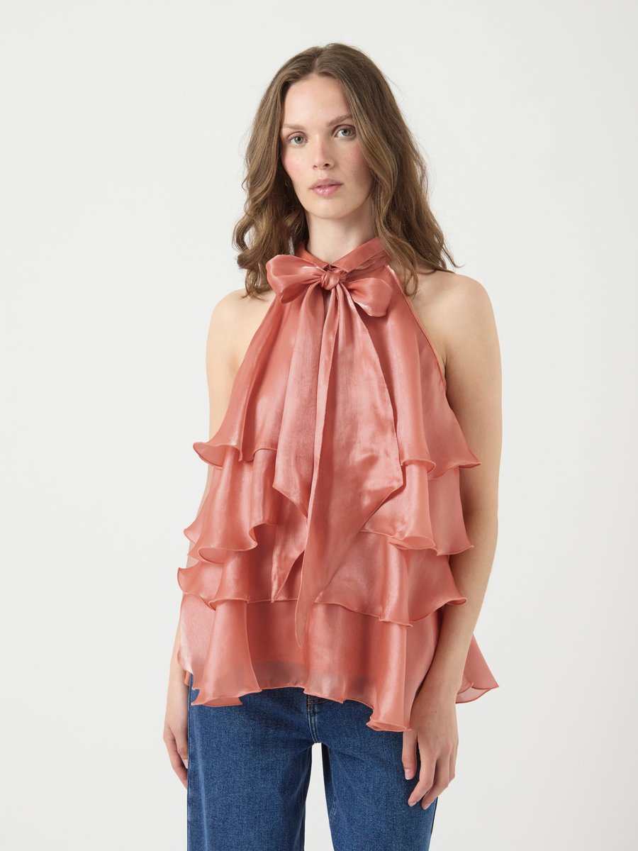 Блуза YAS YASELOISE SHINY HALTER NECK, Terra Cotta/Brown
Блуза YAS YASELOISE SHINY HALTER NECK, Terra Cotta/Brown