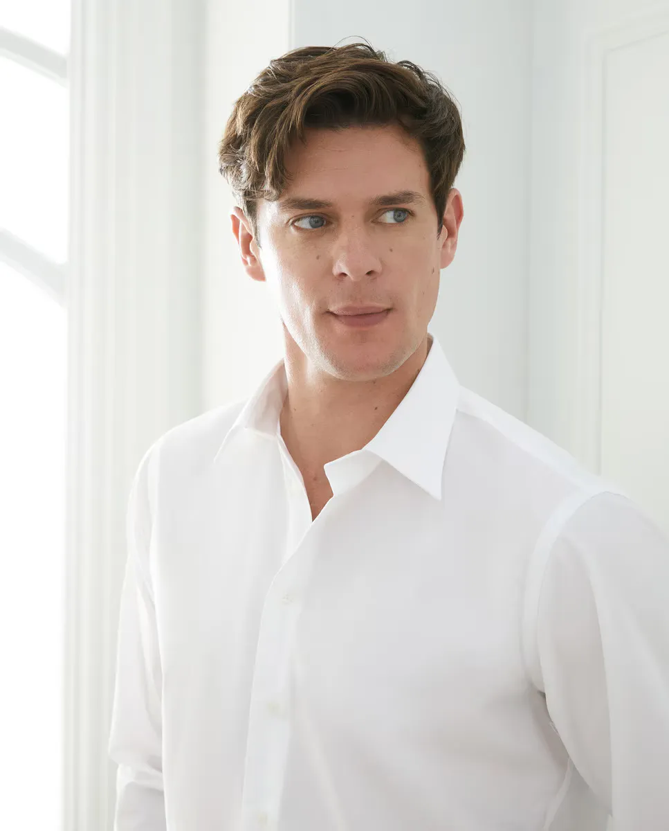 Классическая мужская рубашка классического кроя Emidio Tucci, белый
Классическая мужская рубашка классического кроя Emidio Tucci, белый