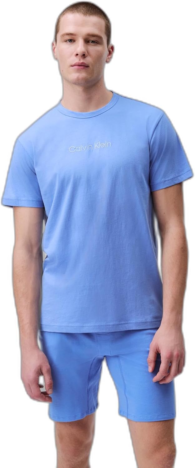 Мужская футболка для сна с логотипом Calvin Klein, Glacier
Мужская футболка для сна с логотипом Calvin Klein, Glacier