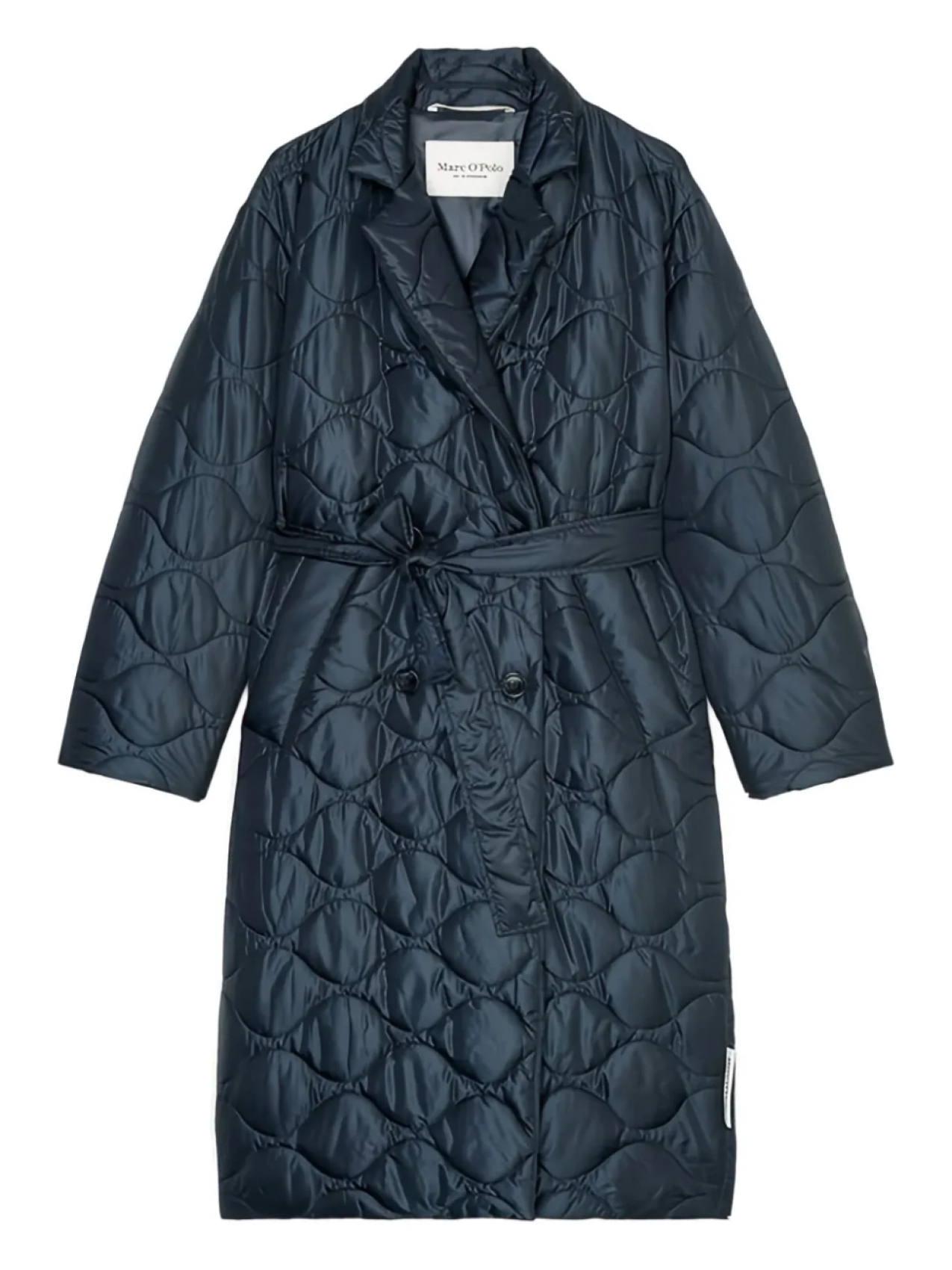 Стеганое пальто с поясом Marc O'Polo, синий
Стеганое пальто с поясом Marc O'Polo, синий