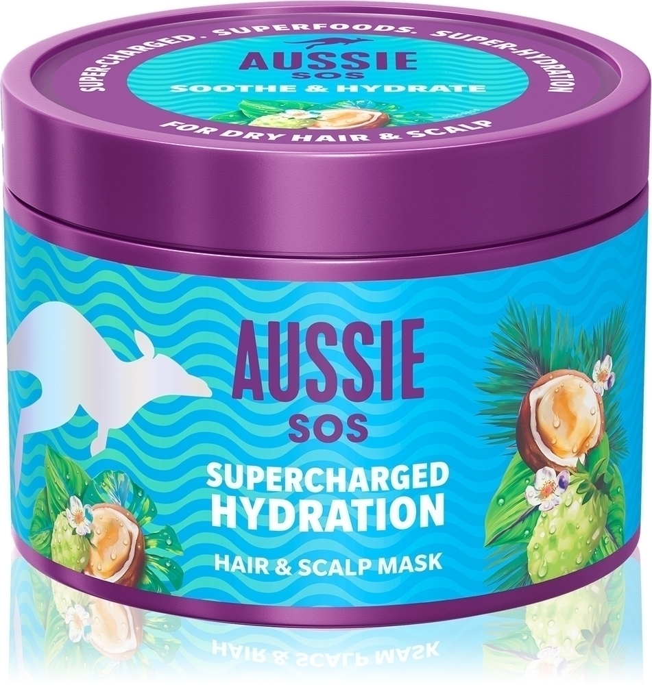 Успокаивающая увлажняющая маска SOS Supercharged Hydration для волос и кожи головы Aussie, 500 мл
Успокаивающая увлажняющая маска SOS Supercharged Hydration для волос и кожи головы Aussie, 500 мл