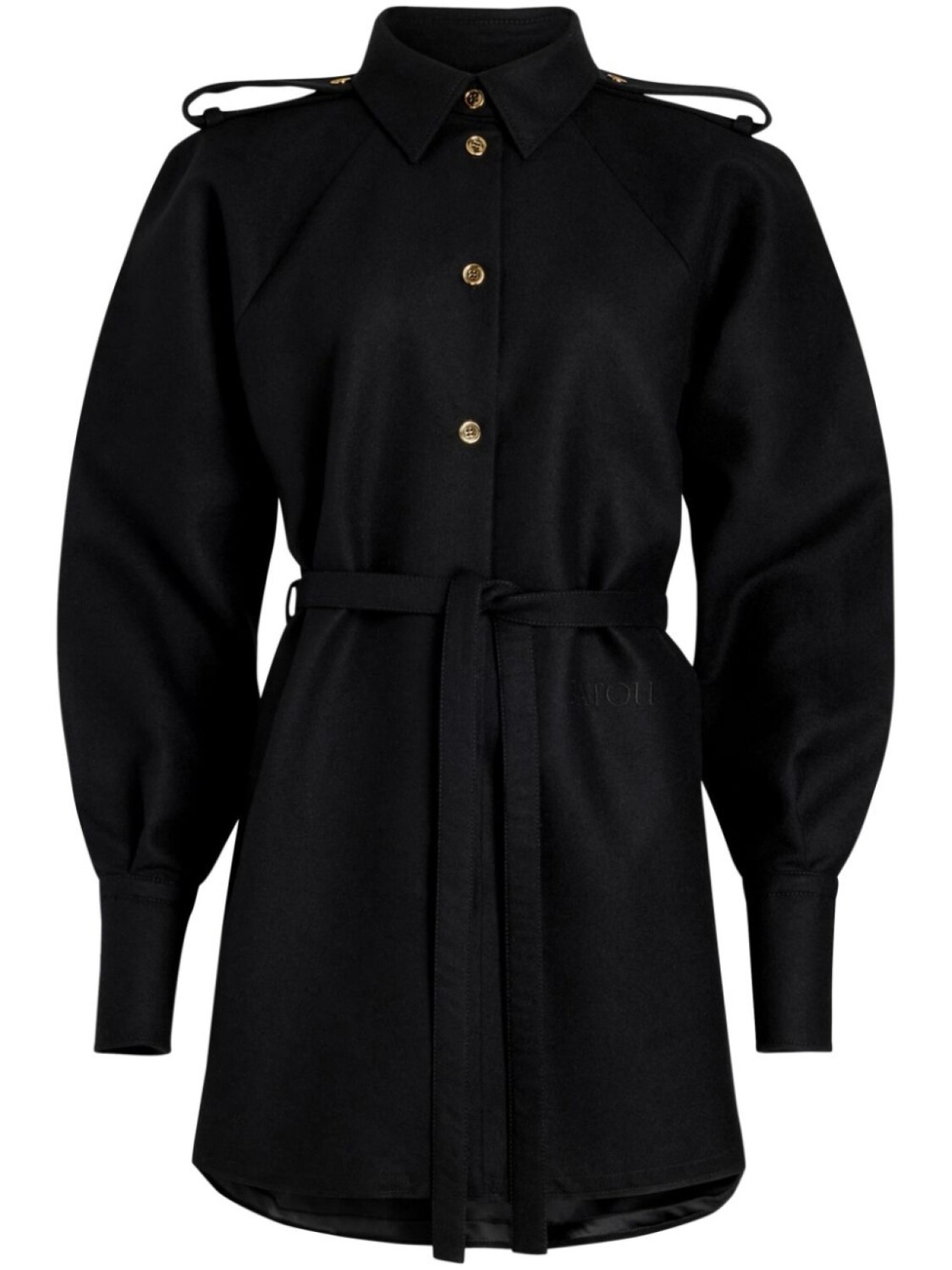 Patou мини-платье-рубашка, черный
Patou мини-платье-рубашка, черный