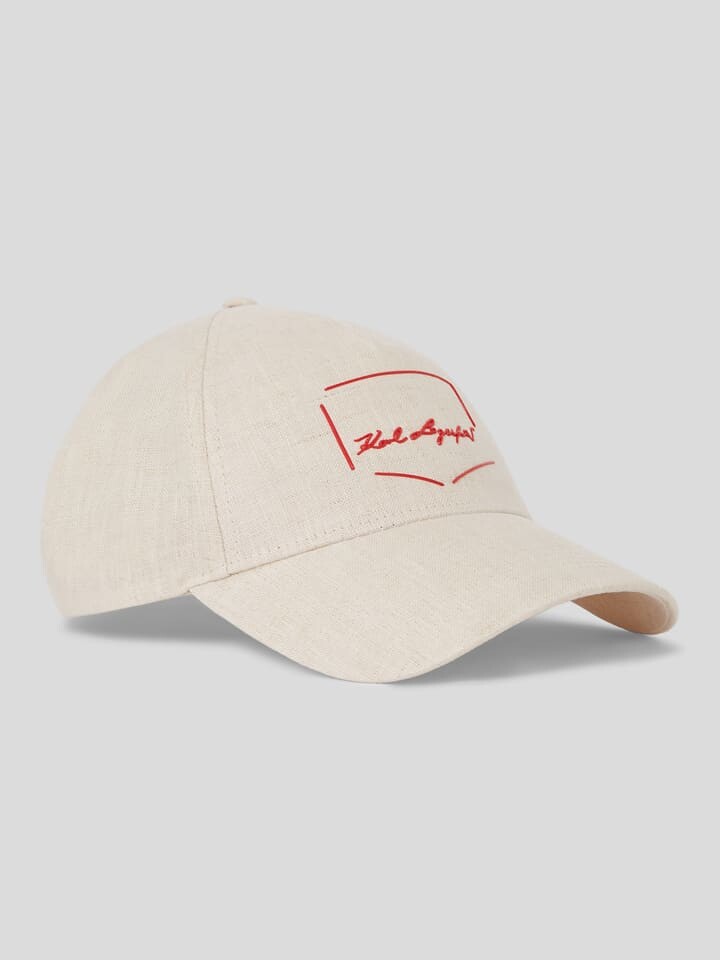 Бейсболка Karl Lagerfeld Leinen, кремовый 
Бейсболка Karl Lagerfeld Leinen, кремовый