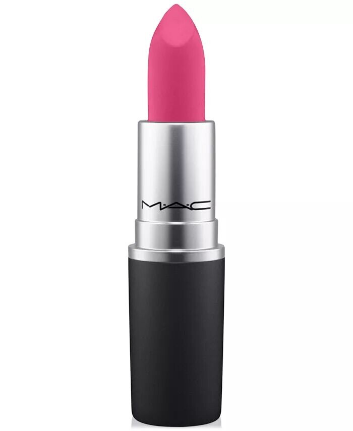 Пудровая губная помада Kiss Mac, цвет Velvet Punch (bright cool fuschia)
Пудровая губная помада Kiss Mac, цвет Velvet Punch (bright cool fuschia)