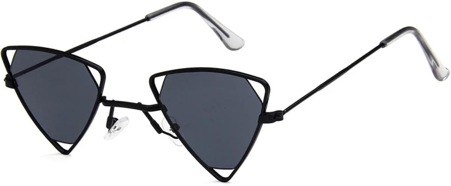 Ретро-очки для мужчин небольшого размера с полой оправой, модные солнцезащитные очки для женщин в металлической оправе с защитой от УФ-излучения UV400 TKKTLLT, Black Gray
Ретро-очки для мужчин небольшого размера с полой оправой, модные солнцезащитные очки для женщин в металлической оправе с защитой от УФ-излучения UV400 TKKTLLT, Black Gray