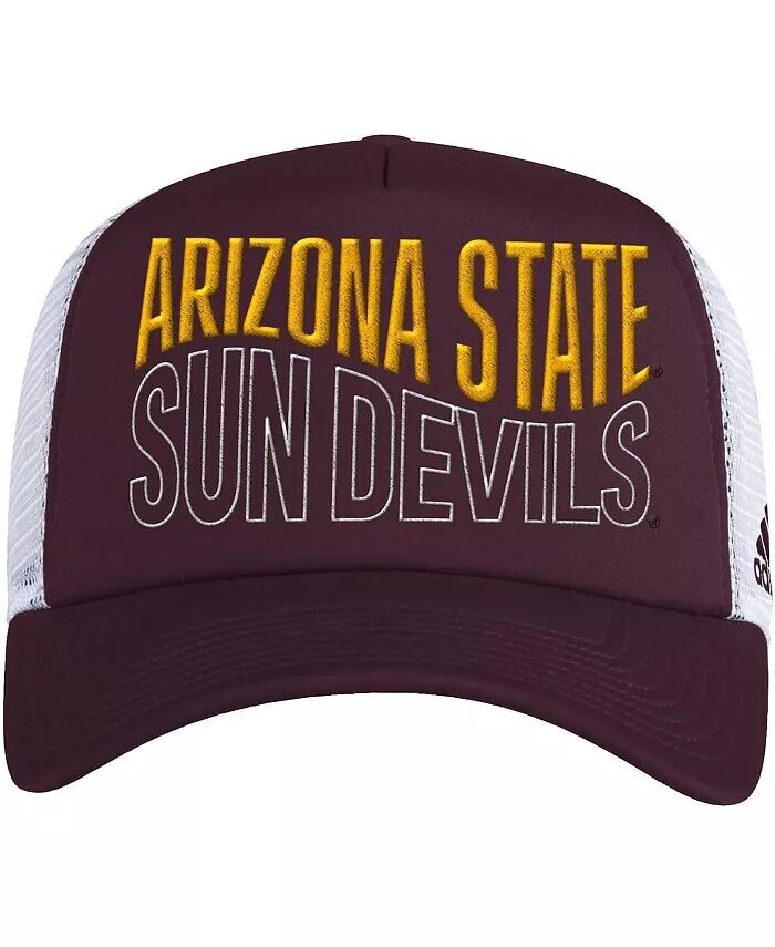 Мужская бордово-белая кепка Snapback из пеноматериала Arizona State Sun Devils Wave Foam Trucker Snapback Adidas
Мужская бордово-белая кепка Snapback из пеноматериала Arizona State Sun Devils Wave Foam Trucker Snapback Adidas