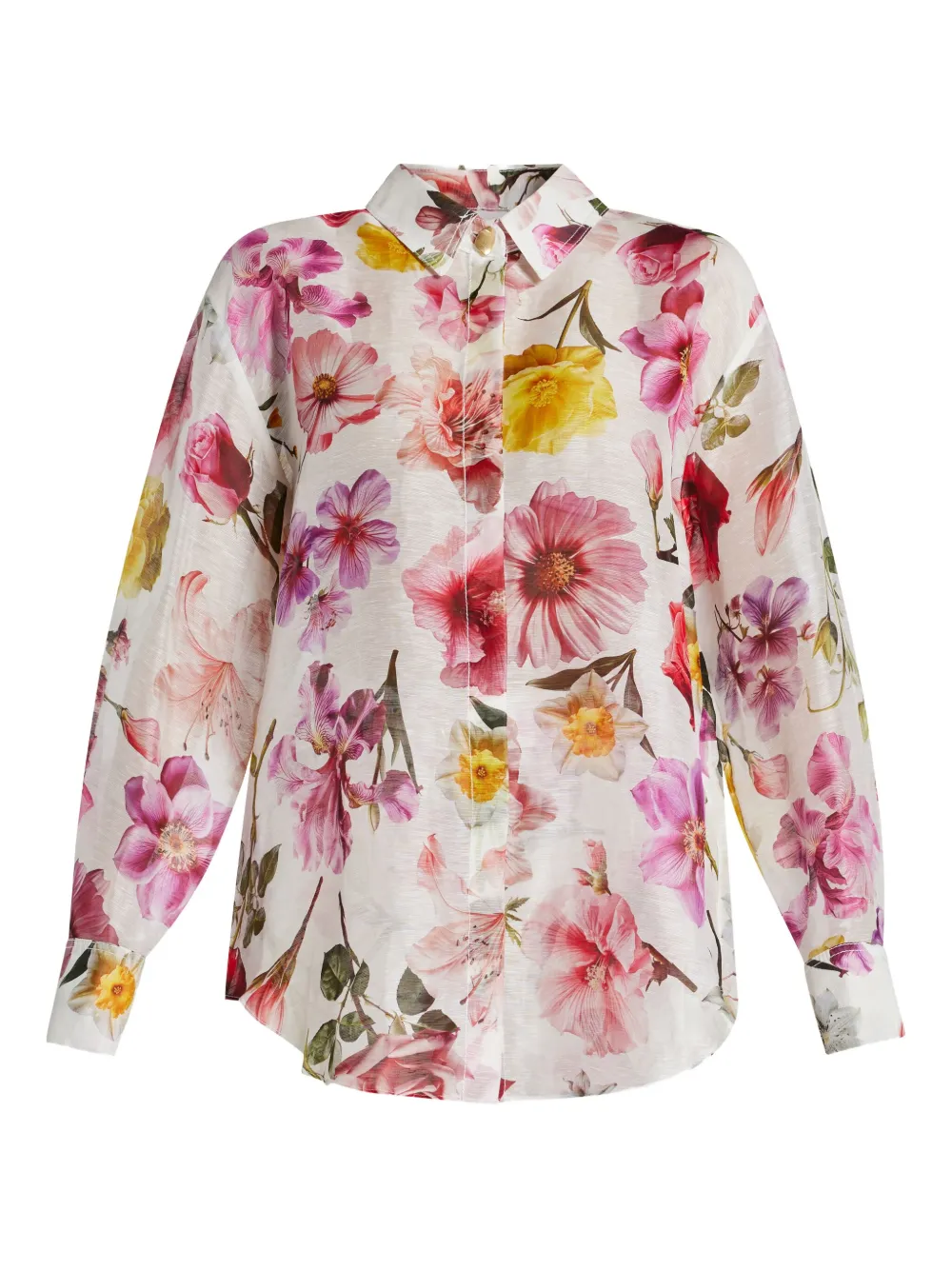 Рубашка с цветочным принтом Aje, белый
Рубашка с цветочным принтом Aje, белый
