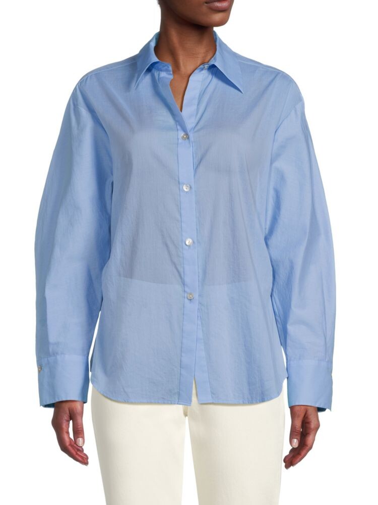 Скульптурная рубашка из вуали Vince, цвет Cerulean
Скульптурная рубашка из вуали Vince, цвет Cerulean