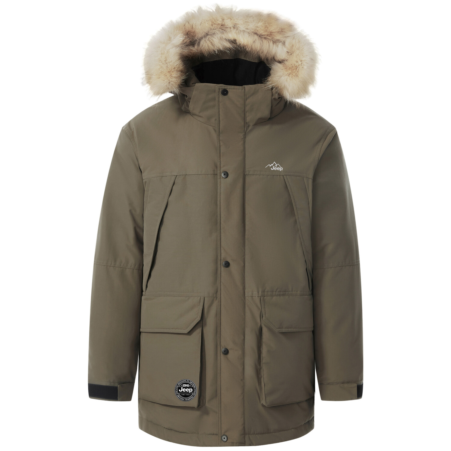 Пуховик унисекс Jeep, черный
Пуховик унисекс Jeep, черный