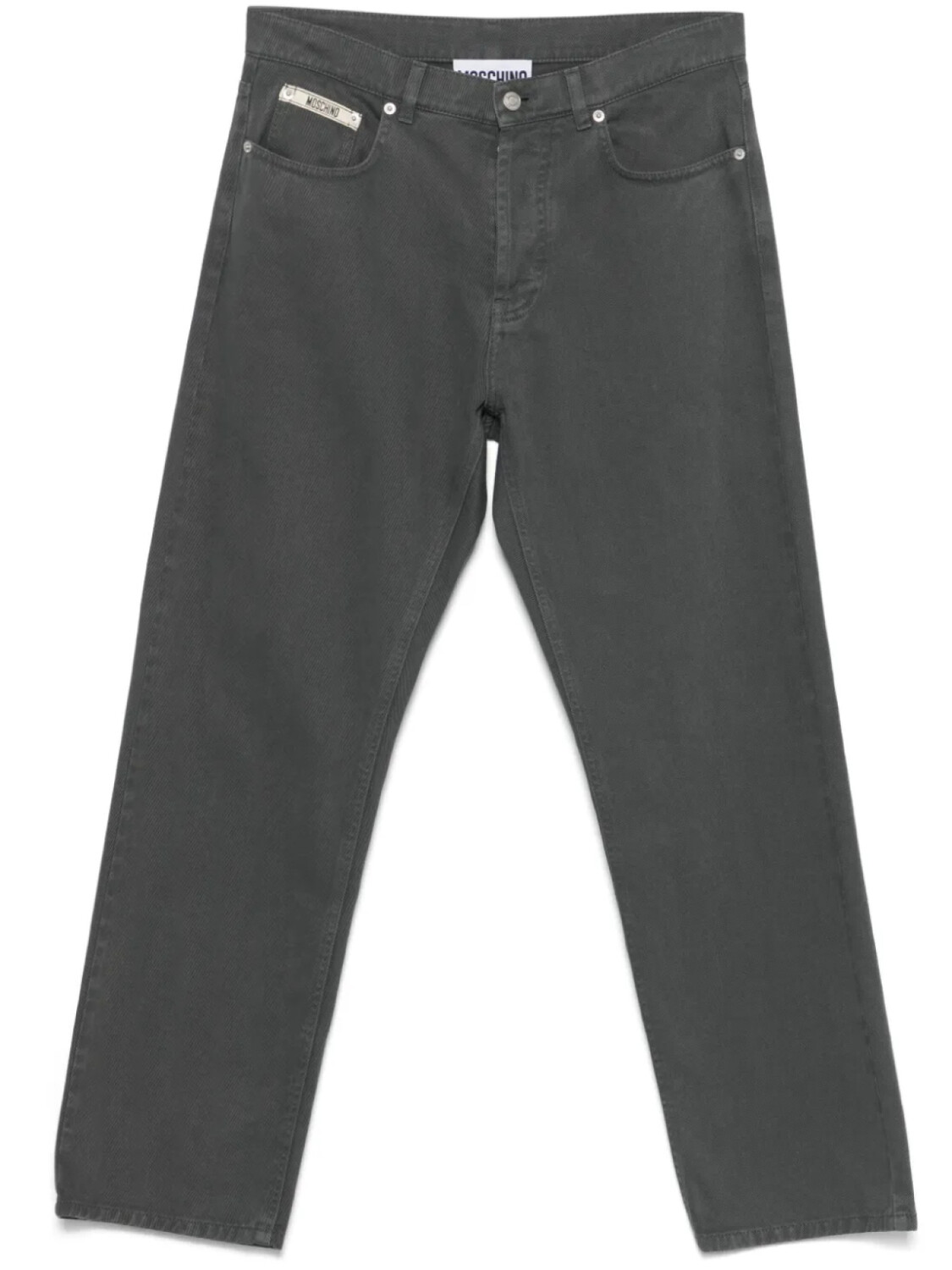 Джинсы Moschino прямого кроя, серый
Джинсы Moschino прямого кроя, серый