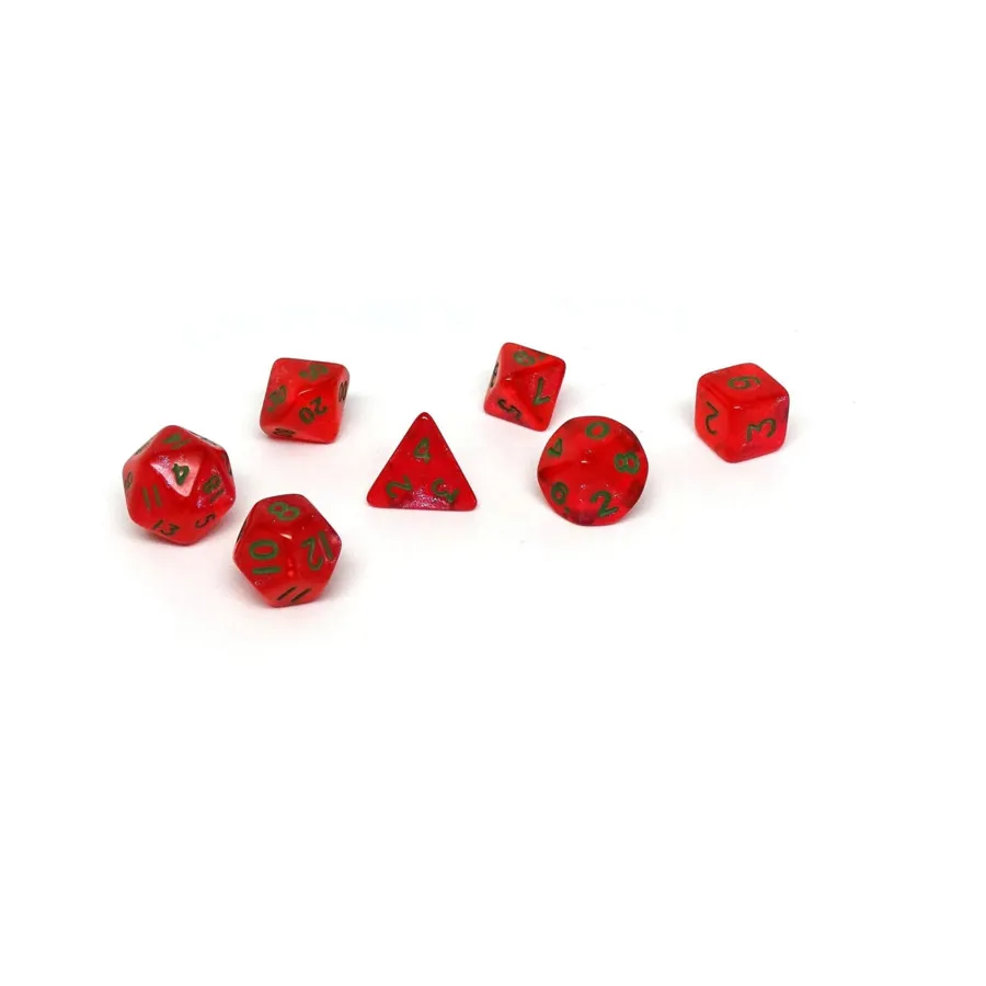 Арбуз с зеленью (7), Dice - Mini 7 Piece Poly Sets (Easy Roller Dice)
Арбуз с зеленью (7), Dice - Mini 7 Piece Poly Sets (Easy Roller Dice)