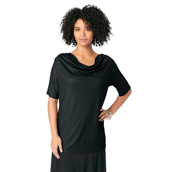 Женский топ с капюшоном Plus Size Roaman'S, Black
Женский топ с капюшоном Plus Size Roaman'S, Black