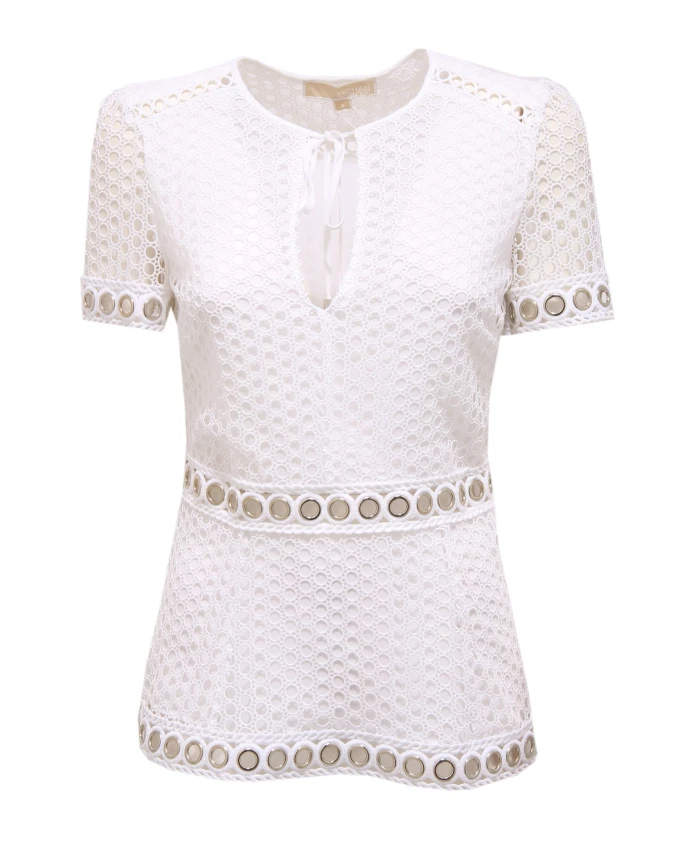 Белый вязаный свитер ms84lgy8ru Michael Kors, белый
Белый вязаный свитер ms84lgy8ru Michael Kors, белый