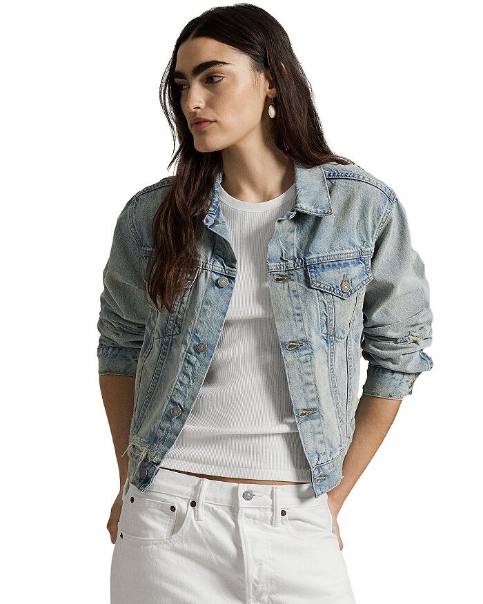 Джинсовая куртка дальнобойщика Ralph Lauren, синий
Джинсовая куртка дальнобойщика Ralph Lauren, синий