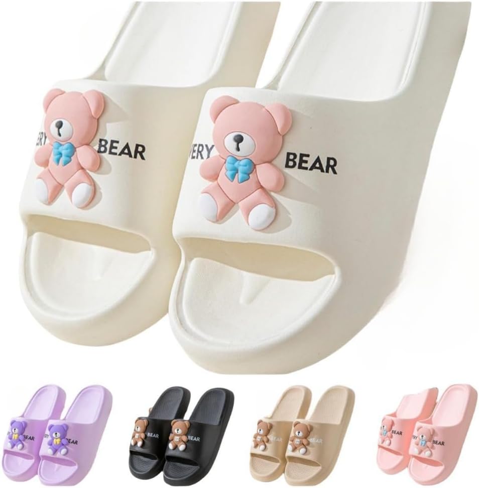 Милые шлепанцы в виде медвежонка Albiva, белый
Милые шлепанцы в виде медвежонка Albiva, белый