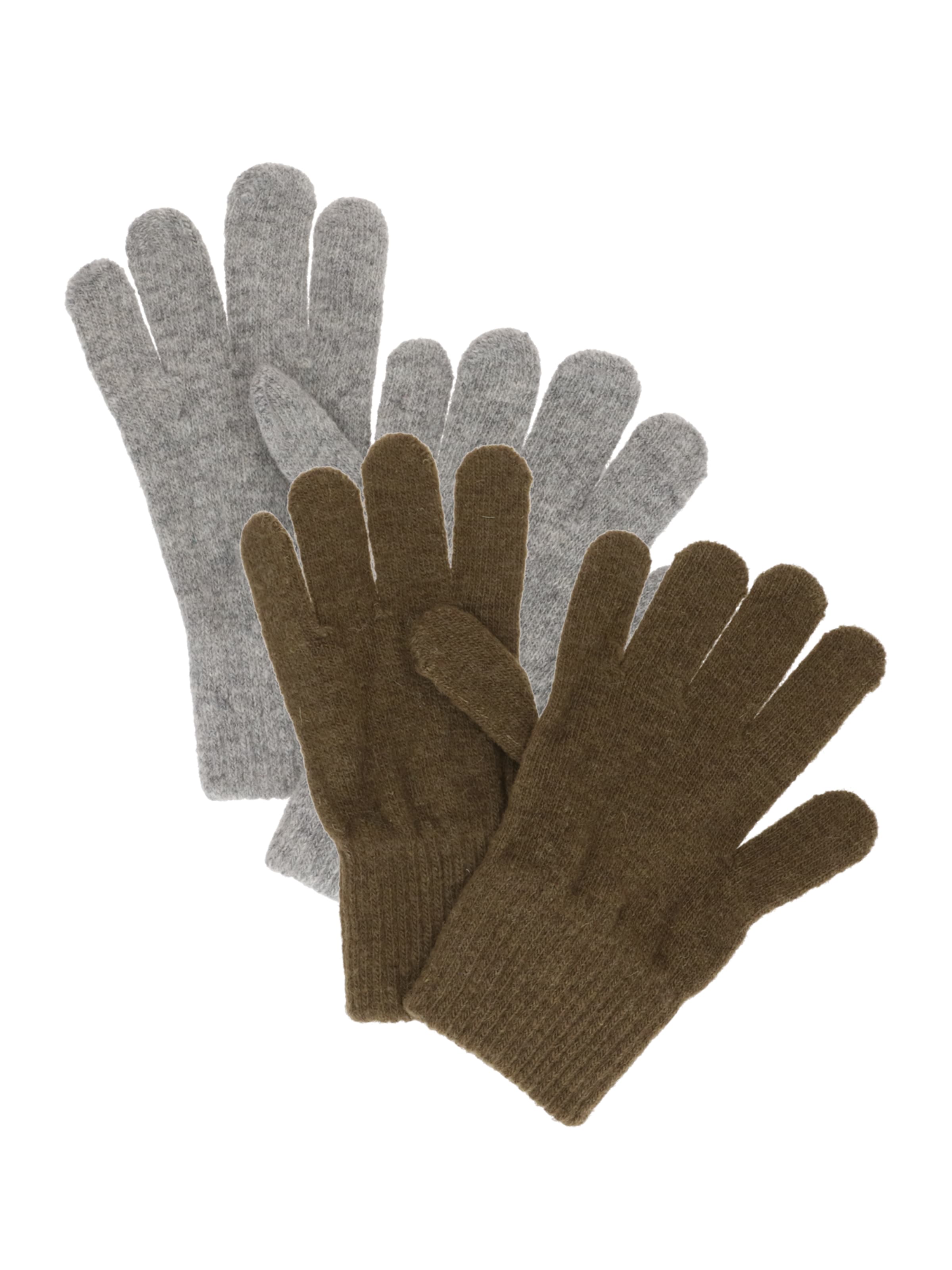 CeLaVi Перчатки 'Magic' в сером, хаки
CeLaVi Перчатки 'Magic' в сером, хаки