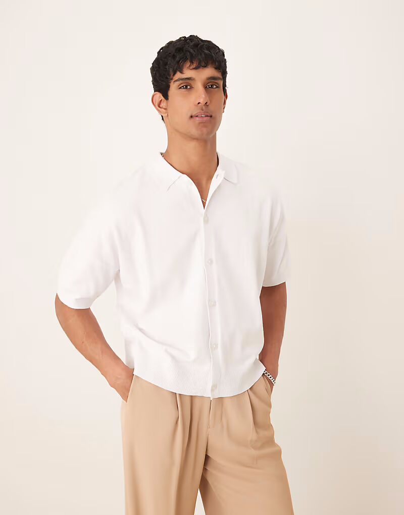 Трикотажное поло из хлопка на пуговицах белого цвета Asos Design, Белый, Трикотажное поло из хлопка на пуговицах белого цвета Asos Design
Трикотажное поло из хлопка на пуговицах белого цвета Asos Design, Белый, Трикотажное поло из хлопка на пуговицах белого цвета Asos Design