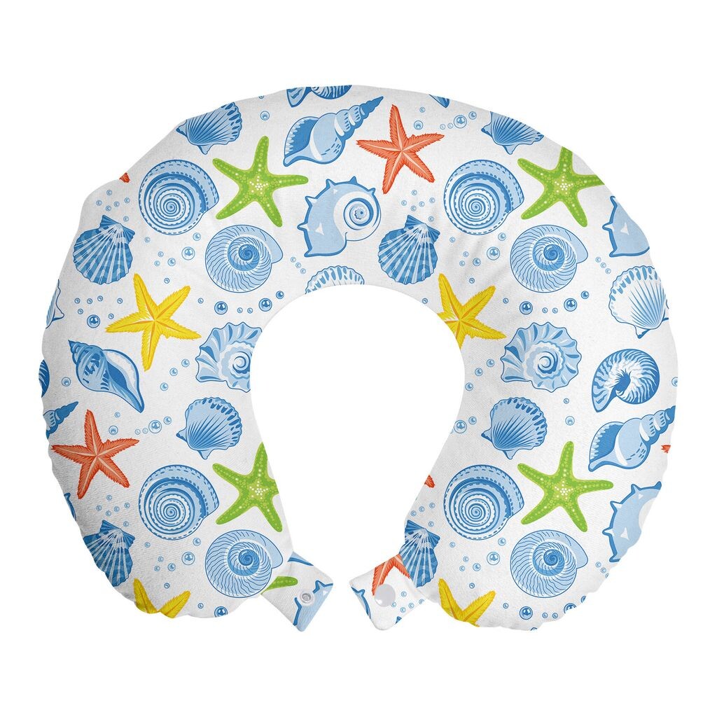 ABAKUHAUS Sea Shells Дорожная подушка для шеи, Aqua Marine Stars, пенопластовый дорожный предмет для самолета и автомобиля, 30x30 см, разноцветный
ABAKUHAUS Sea Shells Дорожная подушка для шеи, Aqua Marine Stars, пенопластовый дорожный предмет для самолета и автомобиля, 30x30 см, разноцветный