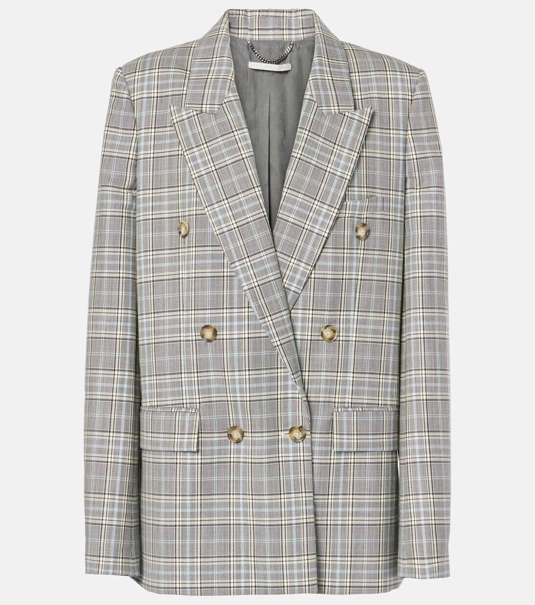 Шерстяной пиджак в клетку «Принц Уэльский» Stella Mccartney, цвет blue/ivory, Синий, Шерстяной пиджак в клетку «Принц Уэльский» Stella Mccartney, цвет blue/ivory
Шерстяной пиджак в клетку «Принц Уэльский» Stella Mccartney, цвет blue/ivory, Синий, Шерстяной пиджак в клетку «Принц Уэльский» Stella Mccartney, цвет blue/ivory