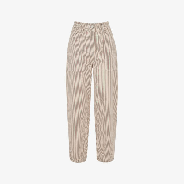 Прямые брюки tessa из смесового хлопка со средней посадкой в полоску Whistles, мультиколор
Прямые брюки tessa из смесового хлопка со средней посадкой в полоску Whistles, мультиколор