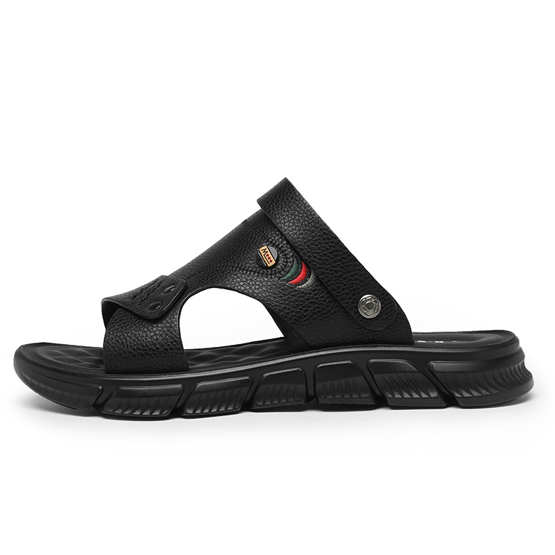 Пляжные шлепанцы мужские черные/коричневые G.N.SHIJIA
Пляжные шлепанцы мужские черные/коричневые G.N.SHIJIA