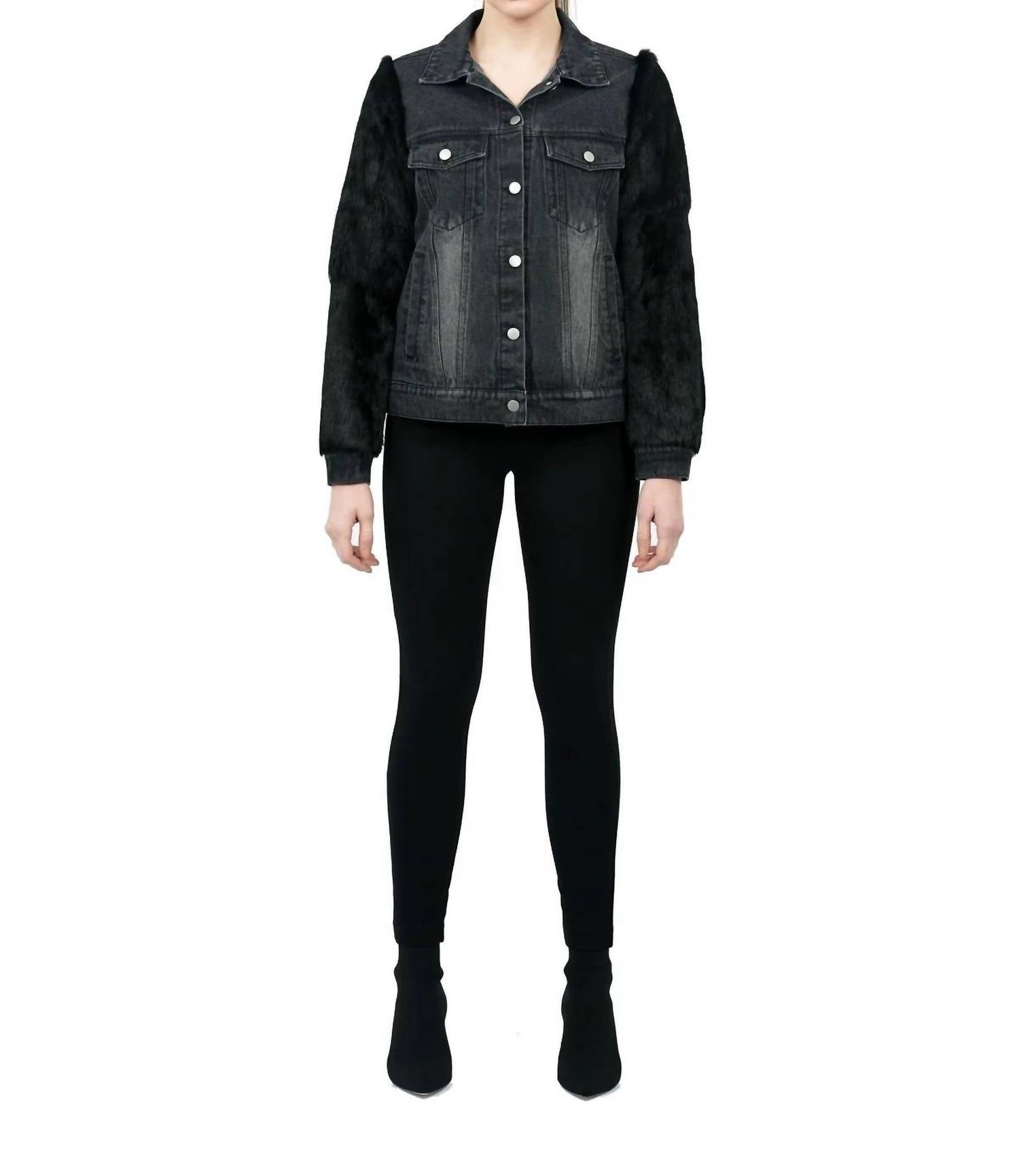 Джинсовая куртка Murray Genuine с рукавами из настоящего кроличьего меха черного цвета LOVE TOKEN, Черный, Джинсовая куртка Murray Genuine с рукавами из настоящего кроличьего меха черного цвета LOVE TOKEN
Джинсовая куртка Murray Genuine с рукавами из настоящего кроличьего меха черного цвета LOVE TOKEN, Черный, Джинсовая куртка Murray Genuine с рукавами из настоящего кроличьего меха черного цвета LOVE TOKEN