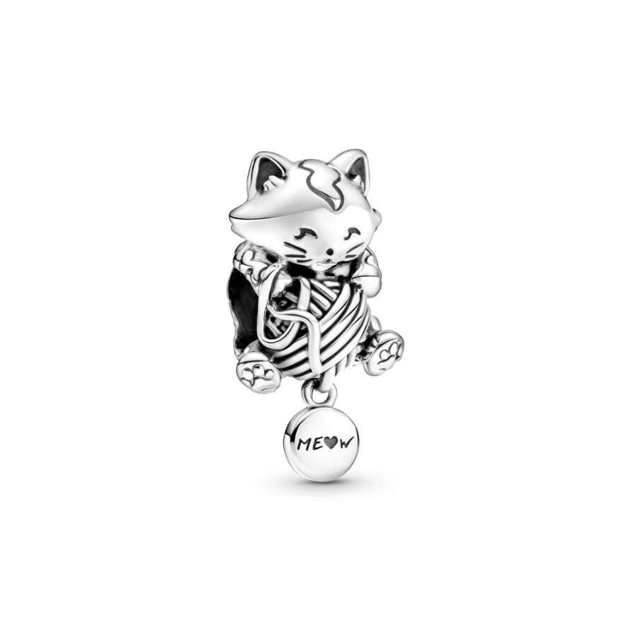 Шарм Kitten & Yarn Ball Pandora, стерлинговое серебро
Шарм Kitten & Yarn Ball Pandora, стерлинговое серебро