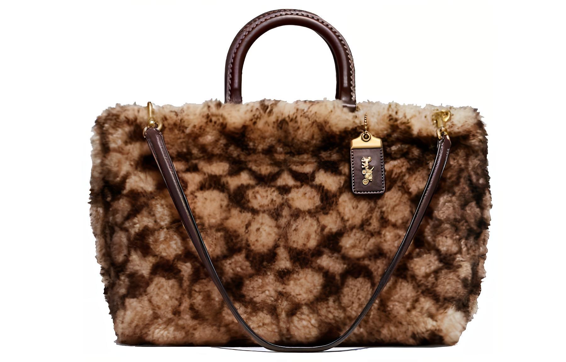 COACH Кожаная сумка-шоппер через плечо большая женская леопардовая принт коричневая
COACH Кожаная сумка-шоппер через плечо большая женская леопардовая принт коричневая