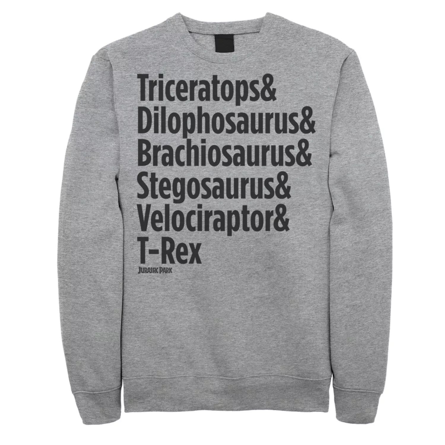Мужской флисовый пуловер с изображением динозавра в стиле «Парк Юрского периода» Licensed Character
Мужской флисовый пуловер с изображением динозавра в стиле «Парк Юрского периода» Licensed Character