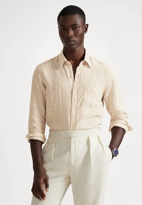 Рубашка из льна в полоску, сшитая на заказ. Polo Ralph Lauren, 52F Costal Beige/White
Рубашка из льна в полоску, сшитая на заказ. Polo Ralph Lauren, 52F Costal Beige/White