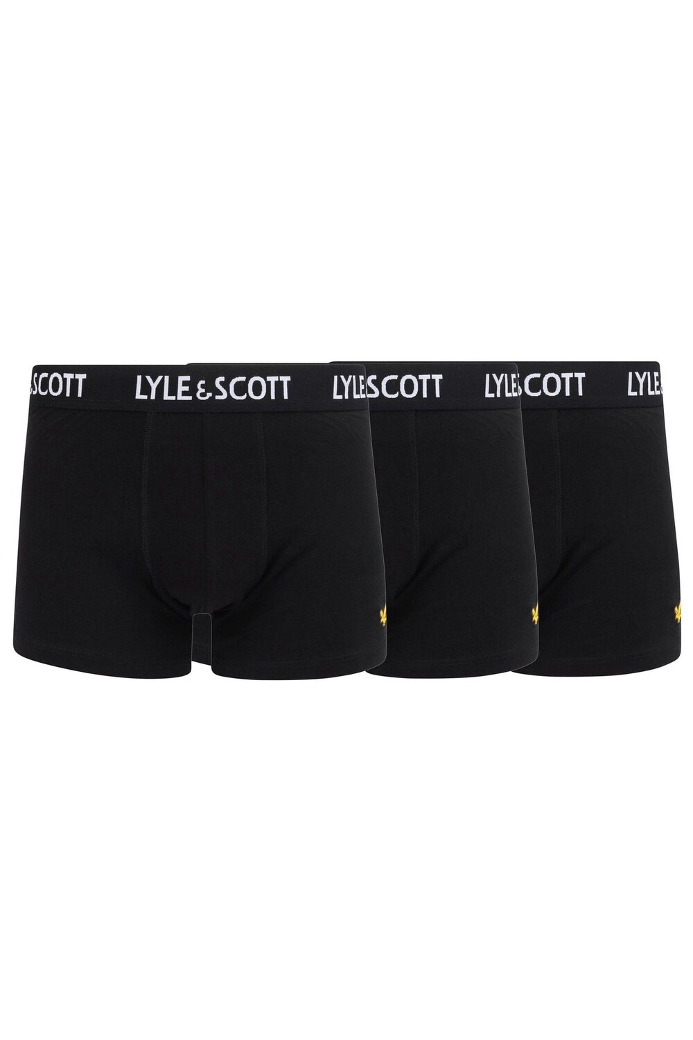 Комплект из трех пар узких боксеров Lyle & Scott, черный
Комплект из трех пар узких боксеров Lyle & Scott, черный