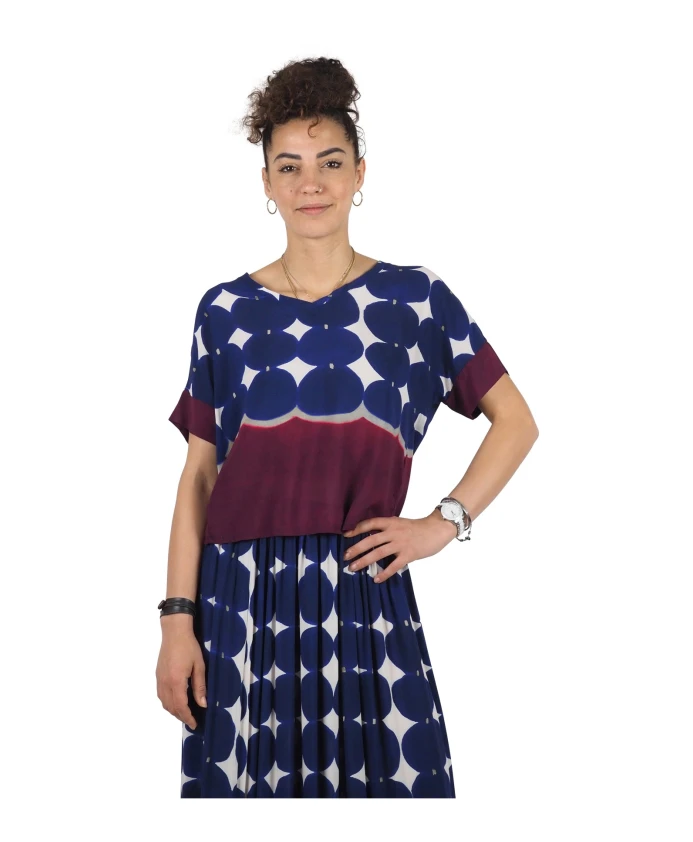 Блузка с фантазийным принтом и короткими рукавами. Alessia Santi, мультиколор
Блузка с фантазийным принтом и короткими рукавами. Alessia Santi, мультиколор