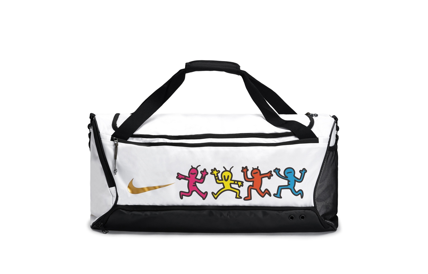 Nike Нейлоновая дорожная сумка для спортзала малого размера унисекс черно-белая, 4 Colors Graffiti
Nike Нейлоновая дорожная сумка для спортзала малого размера унисекс черно-белая, 4 Colors Graffiti