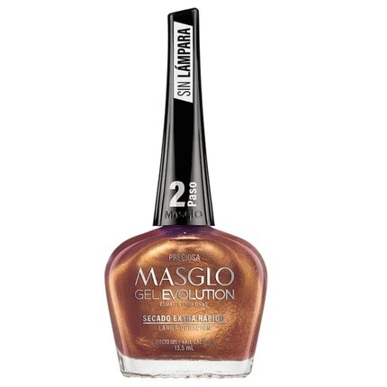 Лак для ногтей MASGLO GEL EVOLUTION с эффектом геля. Не требуется УФ-лампа или светодиодная лампа. Держится до 12 дней. Preciosa 
Лак для ногтей MASGLO GEL EVOLUTION с эффектом геля. Не требуется УФ-лампа или светодиодная лампа. Держится до 12 дней. Preciosa
