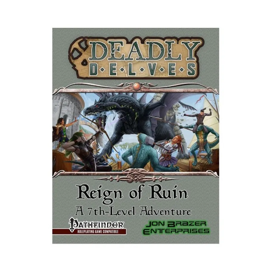 Модуль Deadly Delves - Reign of Ruin, Pathfinder Roleplaying (Jon Brazer Productions)
Модуль Deadly Delves - Reign of Ruin, Pathfinder Roleplaying (Jon Brazer Productions)