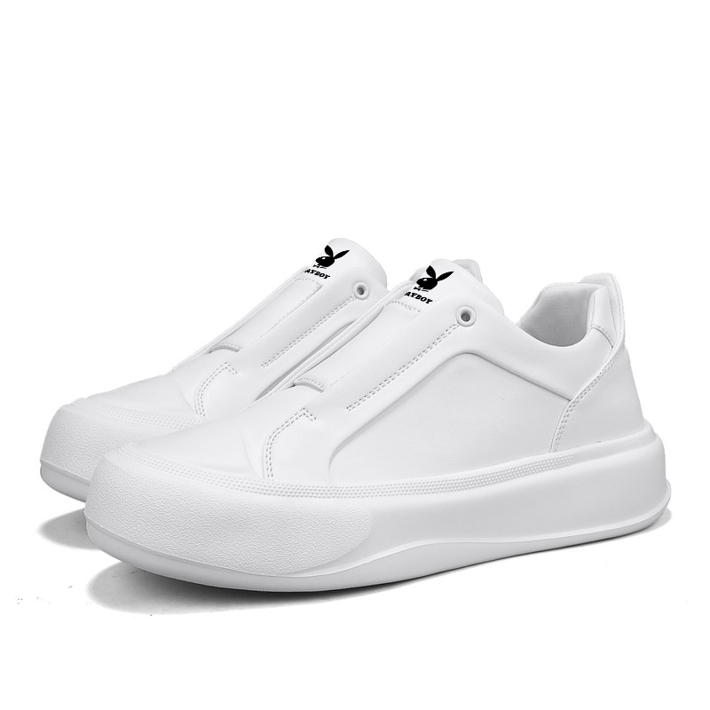 Износостойкие дышащие низкие мужские кроссовки для скейтбординга Playboy, White
Износостойкие дышащие низкие мужские кроссовки для скейтбординга Playboy, White